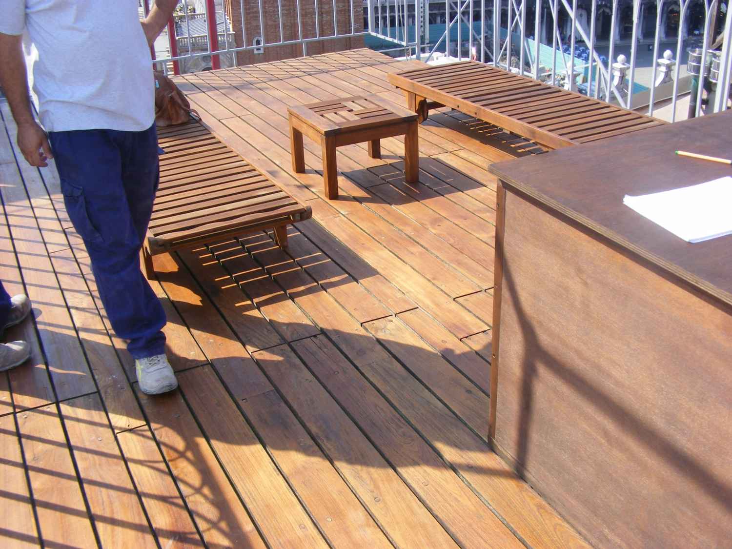 Pavimentazione in Legno dell'Altana a Venezia