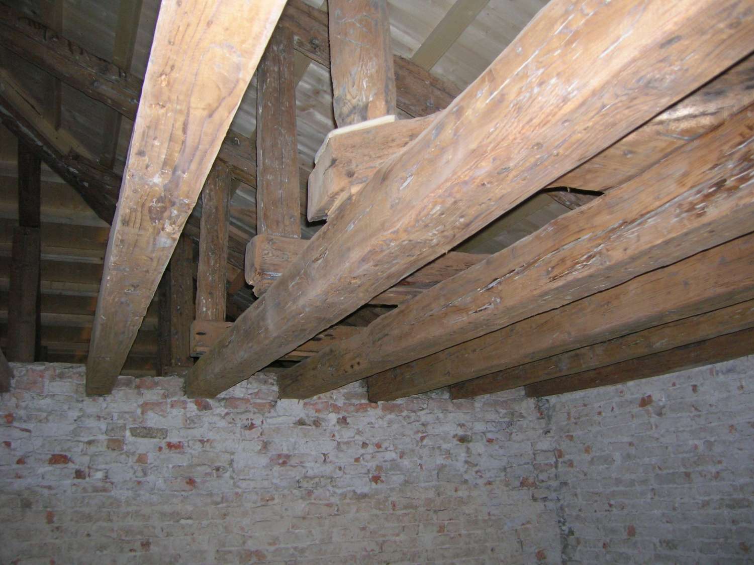 Tetto in legno a Venezia