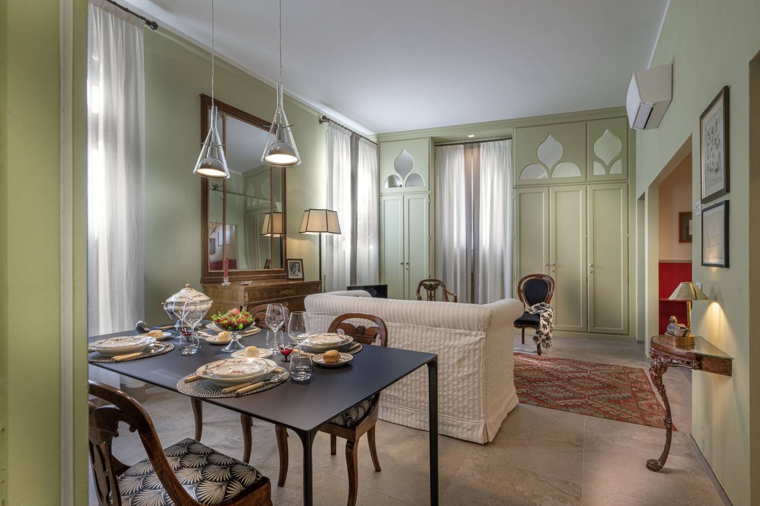 Salotto/sala da pranzo a Venezia