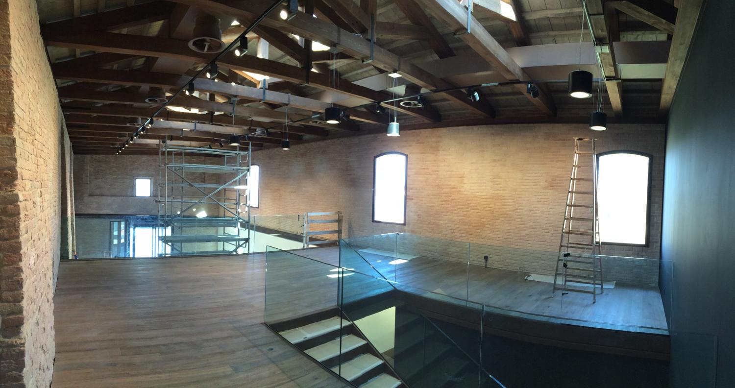 Piano superiore spazio espositivo a Venezia