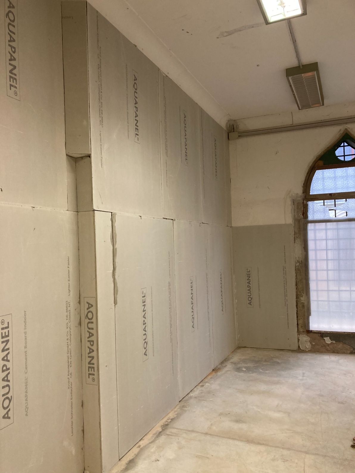 Rivestimento pareti in Aquapanel a Venezia 