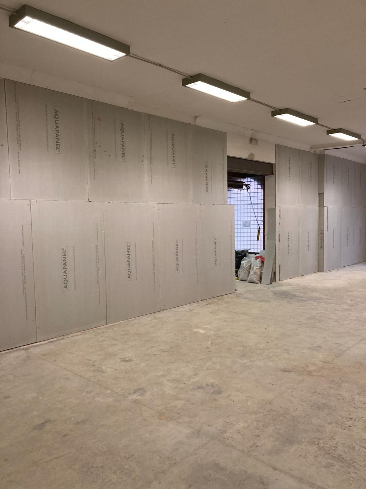 Rivestimento pareti in Aquapanel a Venezia 