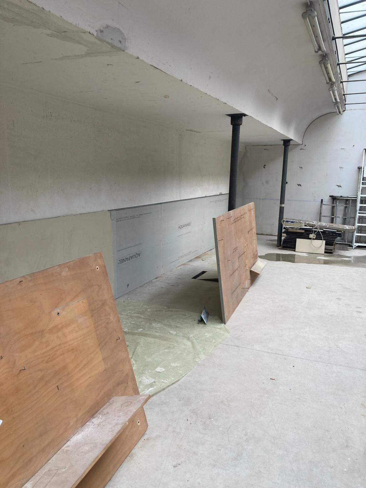 Rivestimento pareti in Aquapanel a Venezia 