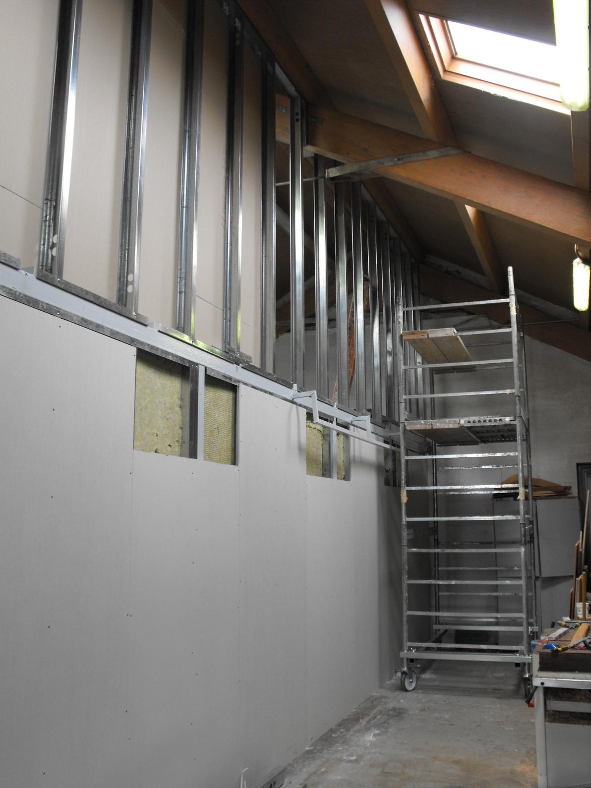 Realizzazione parete in CFS a Venezia 