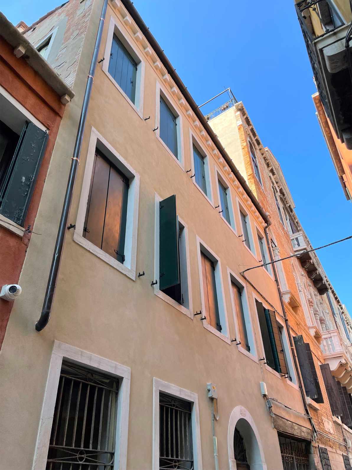 Intonaco facciata restaurato a Venezia