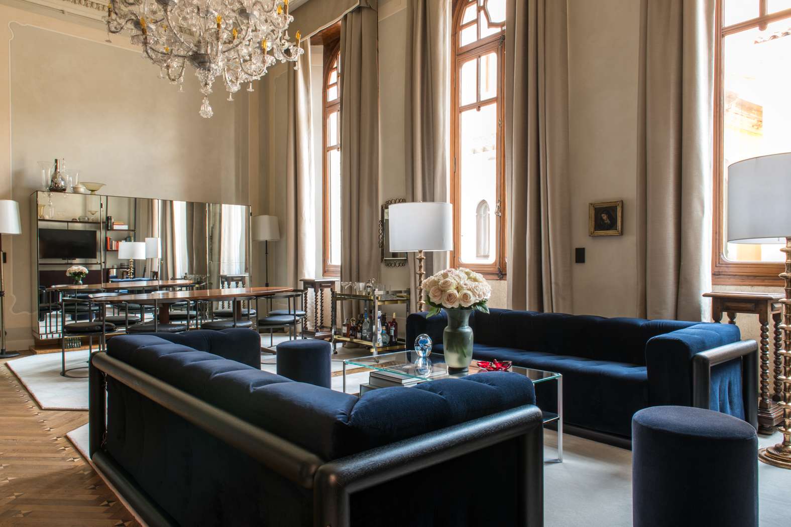 Sala da pranzo/soggiorno Hotel Nolinski a Venezia