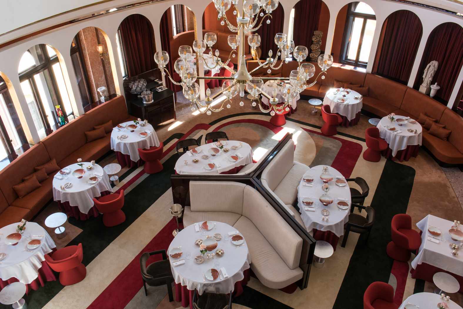 Veduta sala pranzo Ristorante Palais Royal Venezia Hotel Nolinski a Venezia